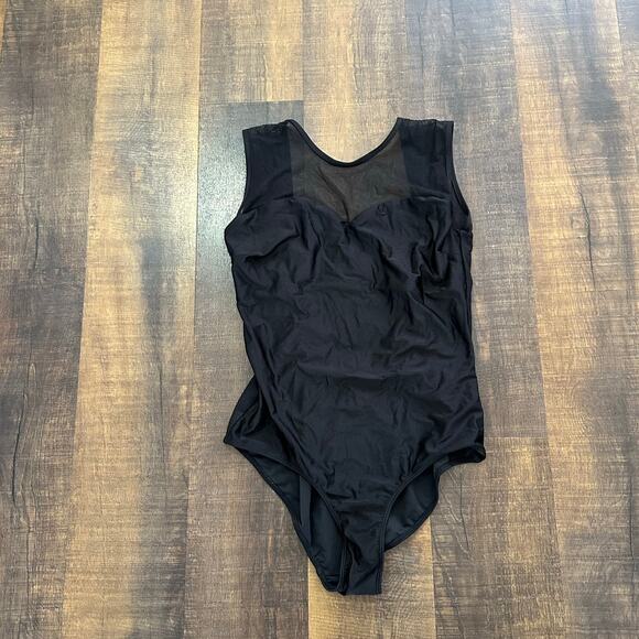 Albion Fit Black The Maria One-Piece Swimsuit Size XL - Picture 2 of 8